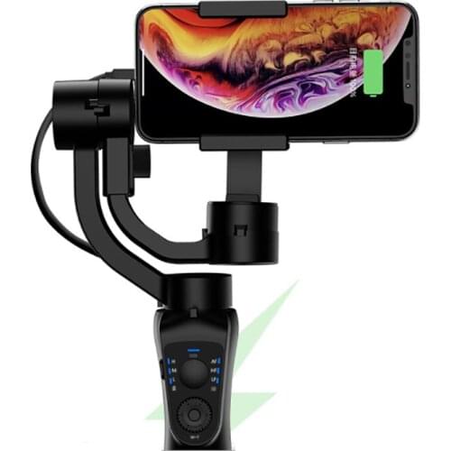 Gimbal Stabilizer Auto Tracking 360 Rotation Robot Video Camera Selfie Accessories Phone Hand Cellphone Holder