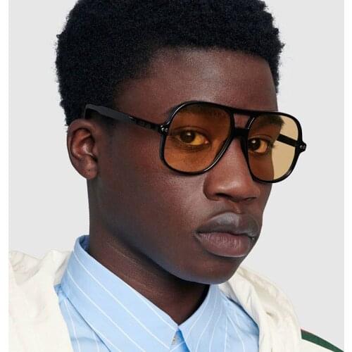 Retro Oval Frame Women Men Sunglasses Gray Yellow Tan Lens UV400 Eye Protection Girl Sexy Ladies Pilot Outdoor Eyewear