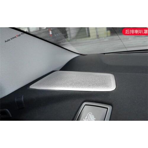 Yimaautotrims Rear Seat Stereo Speaker Audio Loudspeaker Cover Styling Trim Fit For BMW 5 Series Sedan G30 530I 2017 - 2021