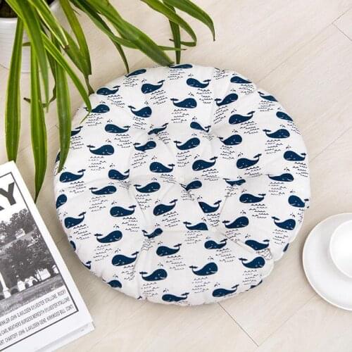5 Pattern Seat Cushion Cloth Round Meditating Cushion Office Chair Pad Sofa Tatami Pillow For Home Simple Futon Mat For Room