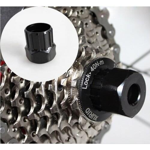 Bike Bicycle Cassette Flywheel Freewheel Lockring Remover Removal Repair Tool For Shimano Black