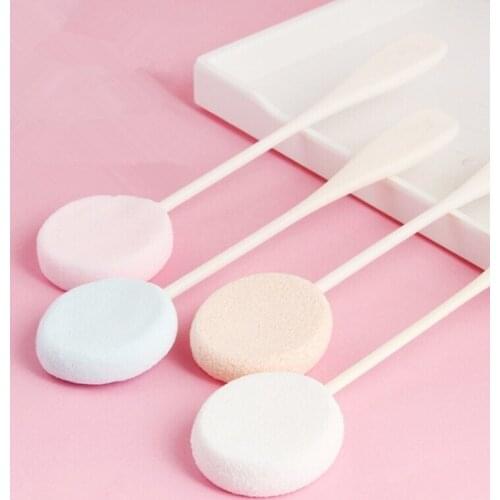 1pc Make-up Water Stick Skin Beauty Cleansing PVA Patting Sponge For Toner Essence Facial Puff With Bar Make Up Tool