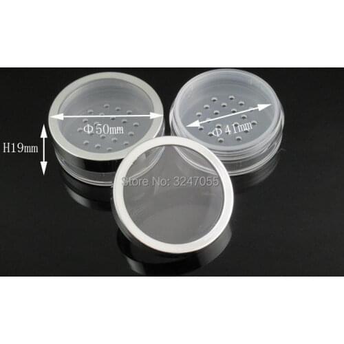 8ML 10/30/50pcs Portable Cosmetic Loose Powder Case n Sifter, Convenient Cosmetic Powder Refillable jar,Beauty Makeup Powder Pot