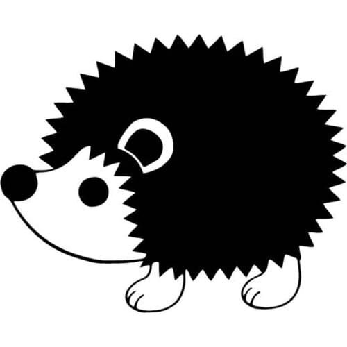 15.5CM*12.4CM Hedgehog Vinyl Decal Body Of Car Decor Car Stickers Pattern