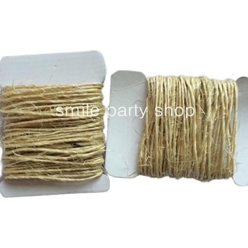 5cards/lot(total (50yards) 100% natural sisal twine ,sisal rope, sisal string used in all kind packing,in home garden