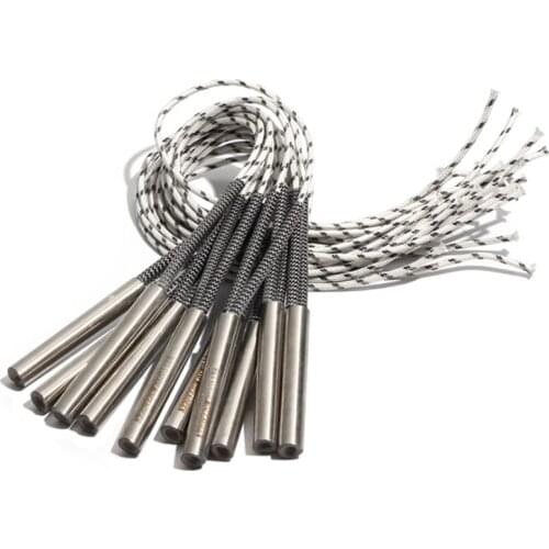 5PCS 12.5mm 50~60mm 316SUS Single Head Dual Cartridge Heater 110V/220V/380V 250W/260W/280W/290W/300W Electric Heating Element