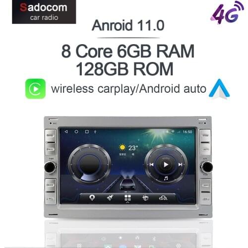 7'' Android 10.0 Car DVD Player 6GB+128G Radio car radio for VW Volkswagen GOLF POLO TRANSPORTER Passat b5 BORA MK5 SHARAN JETTA