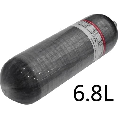 High Quality 6.8L 9LSCBA Cylinder Carbon Fiber Cylinder Small Composite Bottle PCP Cylinder
