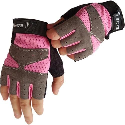 Chrildren Kids Outdoor Sports Half Finger Non-slip Cycling Protection Gloves