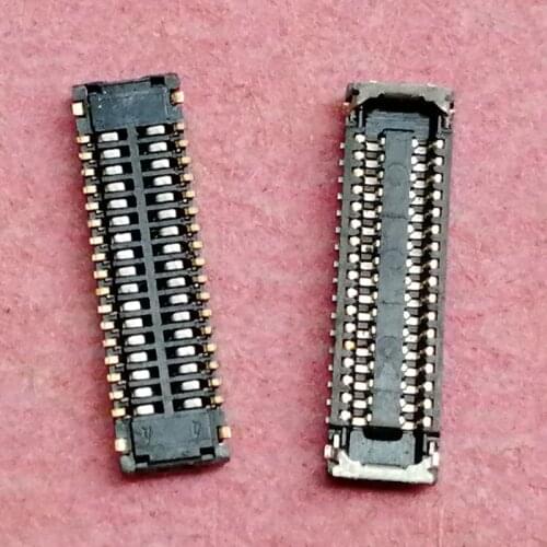 LCD Display FPC Connector For Huawei Y7prime Y7 prime 2019 Y6 2019 P smart + 2019 P smart plug On motherboard Flex Cable 34pins