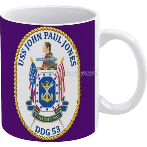 Uss John Paul Jones 53 Coffee Mugs Friends Mugs Travel Beer Porcelain Tea Kitchen Cup Friends Gift John Paul Jones Uss John Paul