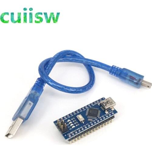 10PCS/LOT Nano 3.0 controller compatible for arduino nano CH340 USB driver with CABLE NANO V3.0 ATMEGA328P