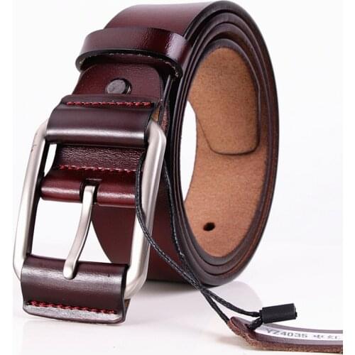 Leather belt men male genuine leather strap designer belts for men genuine leather belt men ceinture homme cuir veritable