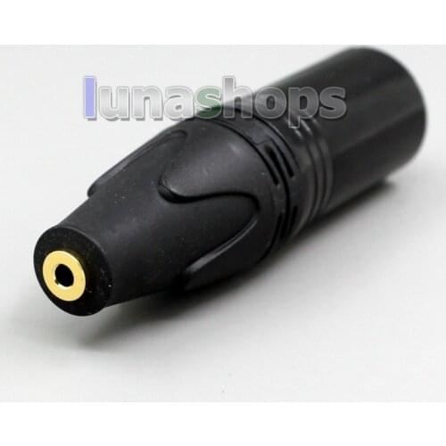 LN006325 XLR Balanced 4 Pin Male To 2.5mm 4 Pole TRRS Female Audio Converter Adater Plug