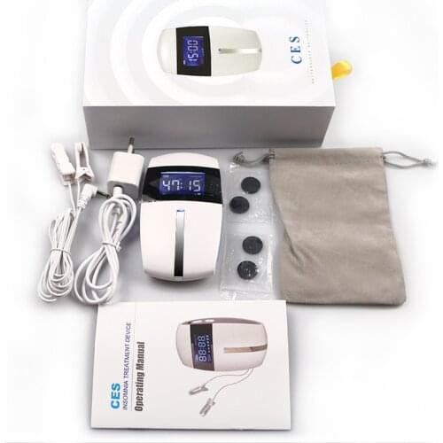 Health equipment protable CES insomnia migraine problem solving sleep aid device anxiety device depression therapy stimulator