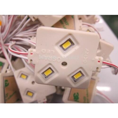 IP 65 UL listed Osram 3 pcs 5730 injection LED module for led sign , 4 years guarantee white color