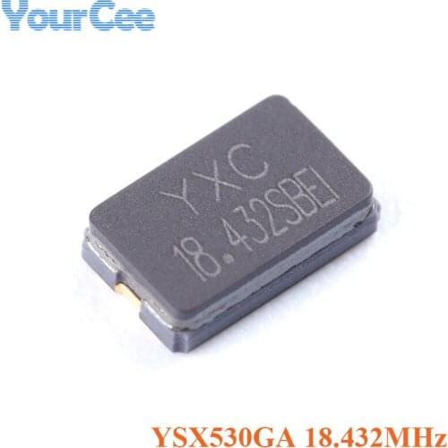 10pcs 18.432MHz YSX530GA SMD Passive Crystal Oscillators 18.432M ± 10PPM 20pF X503218432MSB2GI