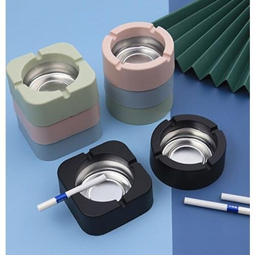 Scandinavian Style Ashtray Geometric Metal Ashtray