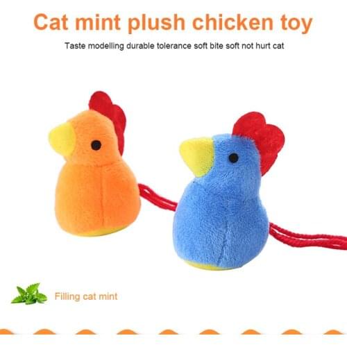 Cat Pet Plush Toys Claws Thumb Bite Interactive Tools Throwing Toys Cock-shaped Cats Fiddle with Toy Supplies Dropshipping