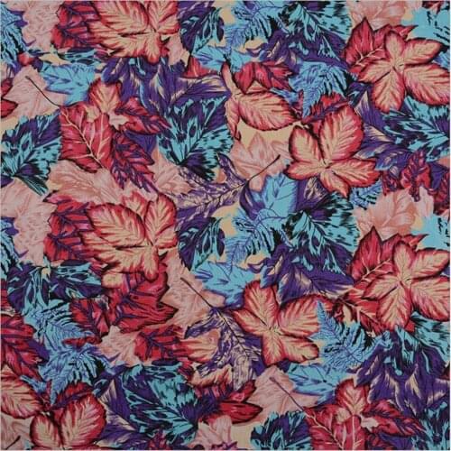 Maple Leaf printed cotton canvas suitable for backpack tablecloth dustproof cloth curtain DIY fabric