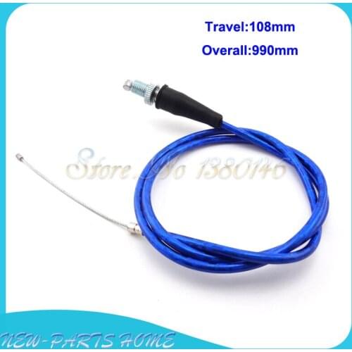 Blue Throttle Cable For TTR SSR Thumpstar KLX110 CRF50 CRF70 XR50 Pit Dirt Bike