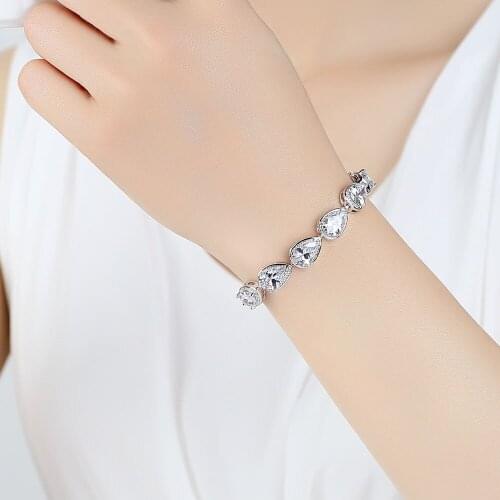 Angel Tear Beaded Zircon Bracelet Bracelet Female Korean Fashion Multi-layer Jewelry Birthday Gift Trendy Ornament Ms. Jewelry