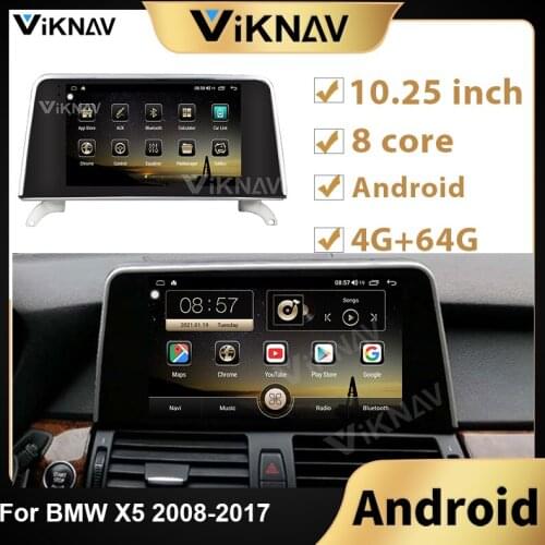 Android stereo receiver Car radio for BMW X5 2008 2009 2010 2012-2017 car DVD multimedia player head unit GPS Navigation Video