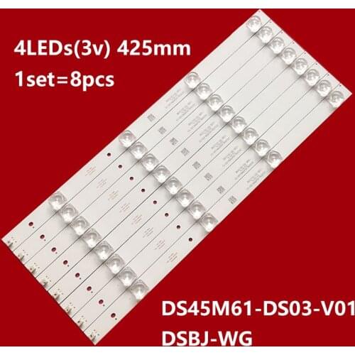 LED Backlight strip 4 lamp M00601089 DS45M61-DS03-V01 DSBJ-WG for storm TV45XS 45XF