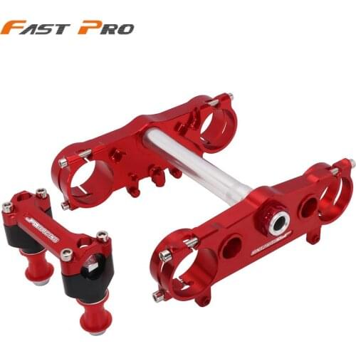 Motorcycle CNC Triple Tree Clamps Steering And Mount Clamp Adaptor For HONDA CRF250R CRF 250R 2013-2017 CRF450R 2009-2016