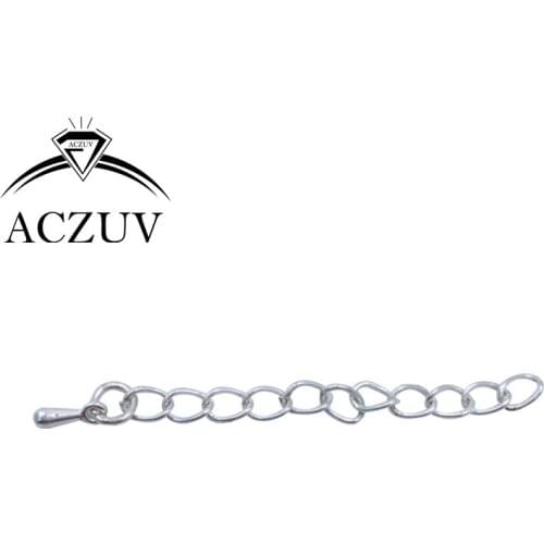 1000pcs Silver Plated Bracelet and Necklace End Extender Chain with Tear Drop Beads Jewelry Findings DIY Accessories ECD002