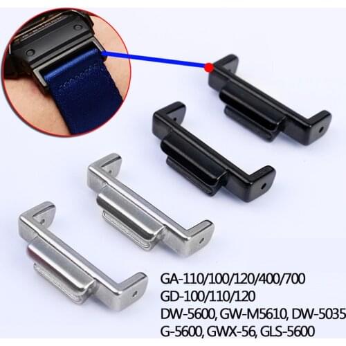 16mm Stainless Steel Adapter for Casio G-Shock GA-110/100/120 GD-100/110/120 DW-5600 5610 GW-M5610 Refit Connector Accessories