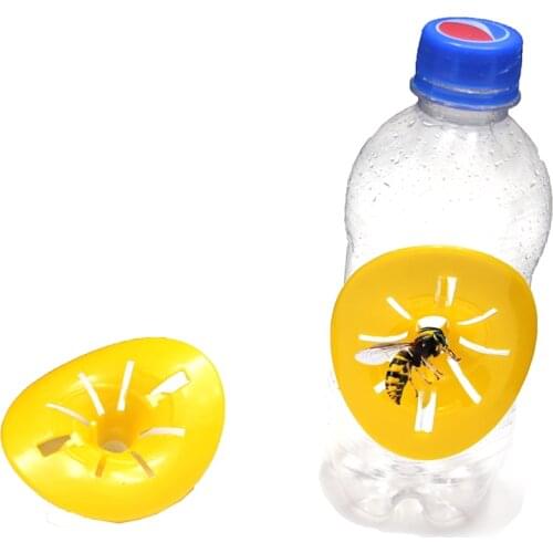 2PCS Beekeeping Home Garden Trap Bee Hornets Catcher Wasp Insects Collect Killer Reusable Plastic Bottle Wasp Traps Tools