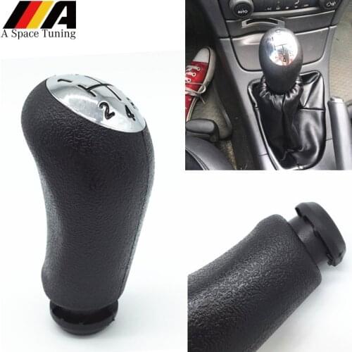 5/6 Speed Chrome Car Styling Gear Stick Shift Knob Lever Stick Pen Head For Renault Clio III MK3 Megane Scenic MK2 2003-2009