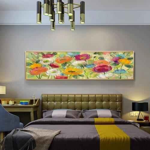 Canvas Paint Abstract Red Yellow Blue Modern Wall Pictures For Living Room HD Painting Wall Painting Picture Canvas Art No Frame