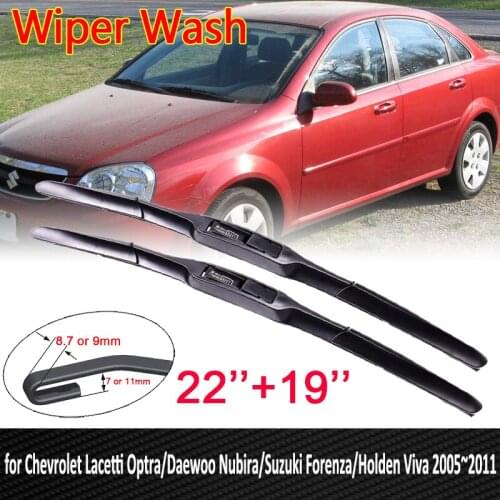 Car Wiper Blades for Chevrolet Lacetti Optra for Daewoo Nubira for Suzuki Forenza for Holden Viva Front Windshield Accessories