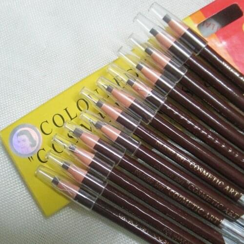 Free Shipping 12pcs/lot Paper Waterproof Eyebrow Pencils Professional 1818 Eyebrow Pencil For Permanent Makeup