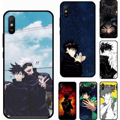 Megumi Fushiguro Jujutsu Kaisen For Xiaomi Redmi Note 9 Pro 8 Note 10 Pro 8T 9S Cover For Redmi 9T 9A 9C 7A 8A K40 Case