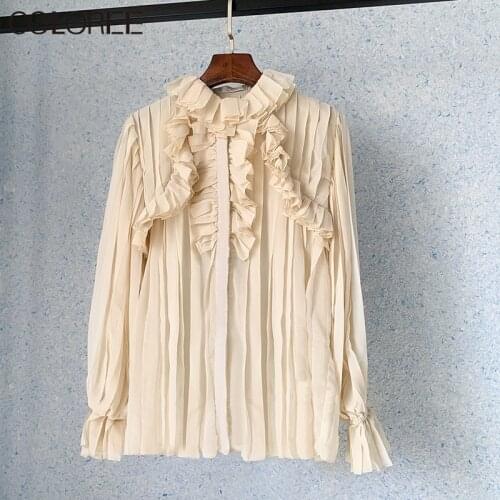 Бежевые блузки COLOREE China At AliExpress