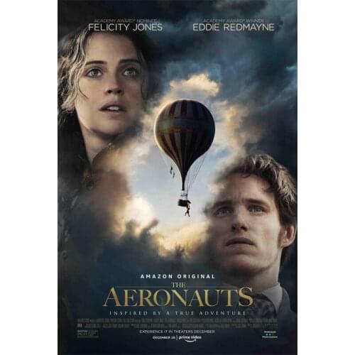 D0649 The Aeronauts Movie Felicity Jones Eddie Redmayne Silk Fabric Poster Art Decor Indoor Painting Gift