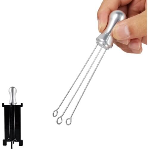 Needle Leveler Tool 58mm 53mm 51mm Coffee Tamper Type Coffee Powder Distributor Aluminum handle Needle