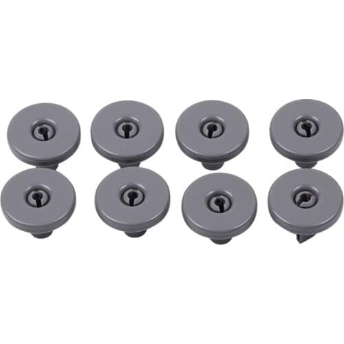 8 Pcs Dishwasher Basket Wheel Dishwasher Spare Parts Accessories for ZANUSSI Dishwasher 40mm
