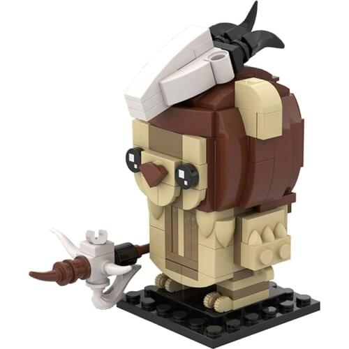 MOC Building Block Logray Ewok Brickheadzby Space Wars Old Man Little Bear Bricks Kit Cub Figure Model Toys for Children Gifts