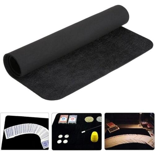 Magic Card Mat Magicians Magic Trick Poker Coin Mat Card Pad Easy To Do Street Magic Props Beginners Magic Tricks Accessories
