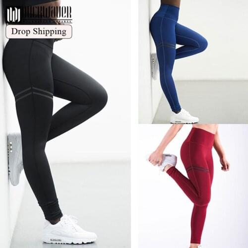Duckwaver Plus Size Anti-Cellulite Compression Slim Leggings Solid High Waist Women Fitness Leggings Quick Dry Yoga Leggings