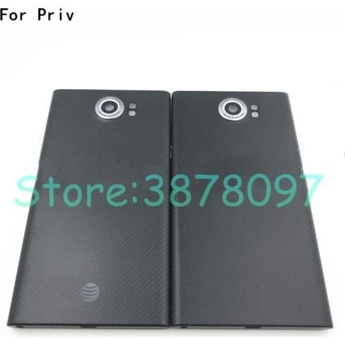 Best Quality For BlackBerry Priv Back Battery Cover Door Housing Case With Rear Camera Lens Replacement Parts