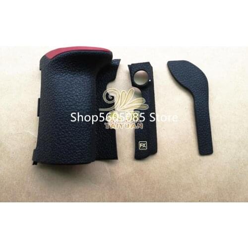 A Set For Nikon D850 Front Cover Grip Rubber Handle Holding Thumb Side Rubber Skin 98% NEW Original