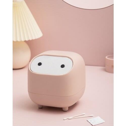Mini desktop trash can Dining table trash can office trash can desktop decoration trash can cute car trash can kitchen trash can
