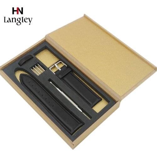 Genuine Leather Wristwatch Straps For Men Women Watchbands 18-20mm Watches Accessories Waterproof Soft Watchbands Wholesale