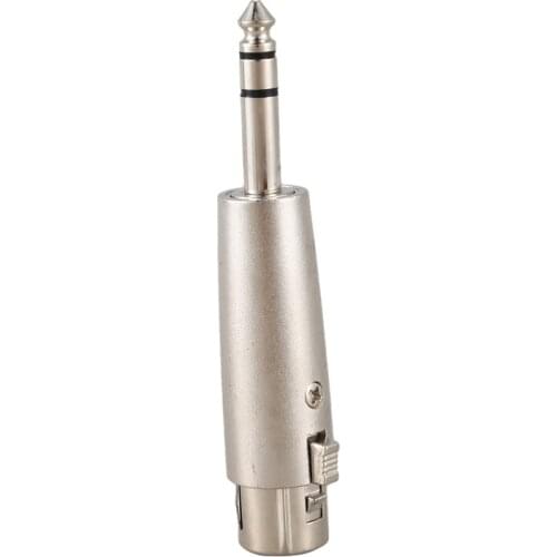 New XLR to female 6.3mm JACK LEAD PLUG Mic Microphone Patch Cable Adapter