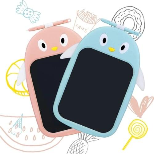 8 Inch LCD Drawing Tablet Electronic Digital Writing Pad Graphics Board Lovely Design Penguin Look For Kids